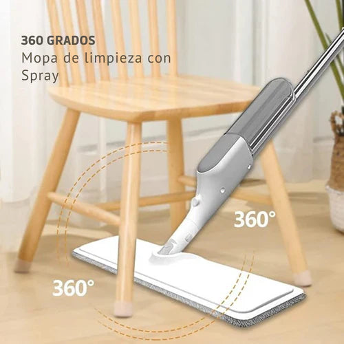 Mopa Con Spray Limpia Rápido y Fácil