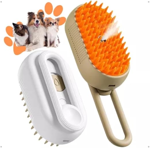 Cepillo a Vapor para Mascota 3 en 1 ⚡️35%OFF⚡️OFERTA⚡️