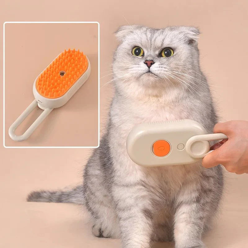 Cepillo a Vapor para Mascota 3 en 1 ⚡️35%OFF⚡️OFERTA⚡️