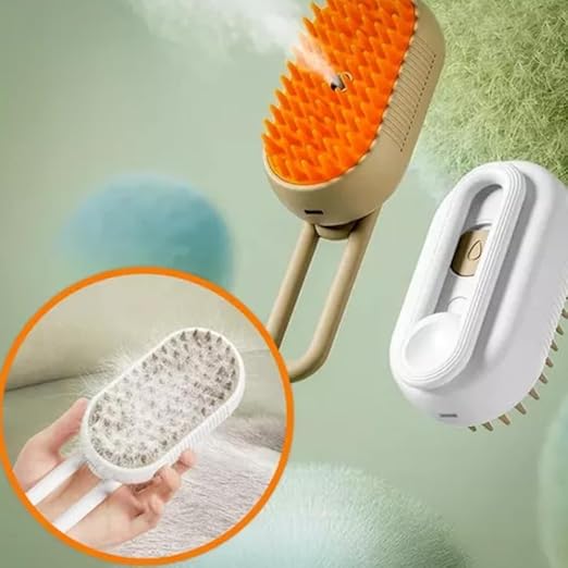 Cepillo a Vapor para Mascota 3 en 1 ⚡️35%OFF⚡️OFERTA⚡️