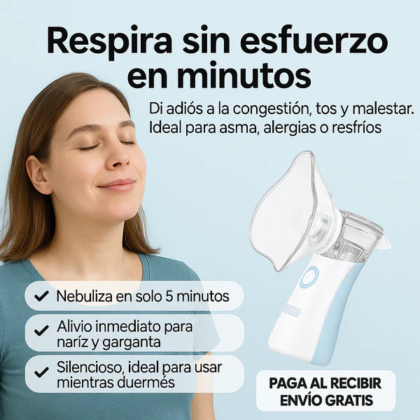 Nebulizador Portátil Silencioso en Promoción