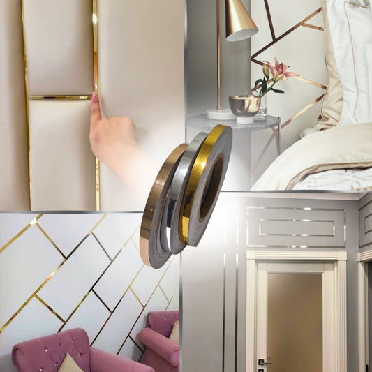 Fita Mtalica Dorada para pared