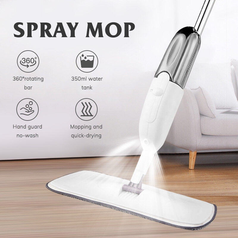 Mopa Con Spray Limpia Rápido y Fácil