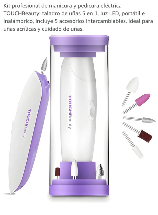 Kit eléctrico de manicura 5 en 1