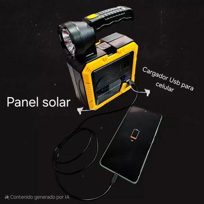 🔦🔋🧰Kit completo de herramientas con linterna y cargador