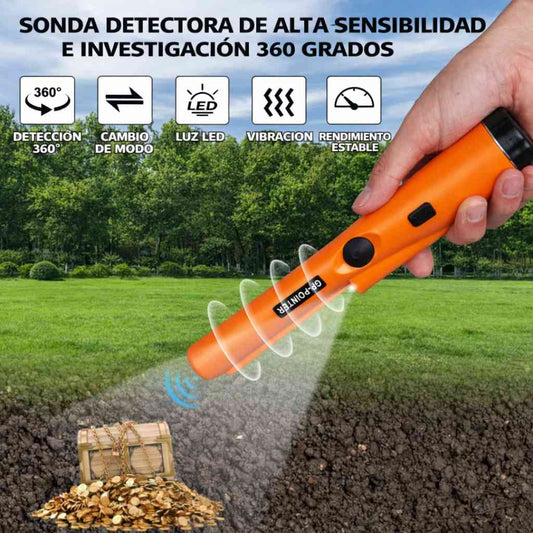 DETECTOR DE TESOROS PORTÁTIL